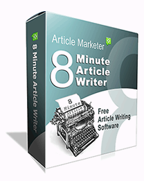 Free Article Writing Software: Write Your Articles In 8 Minutes Flat!