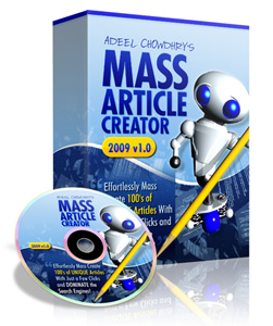 Mass Article Creator software - article marketing tools