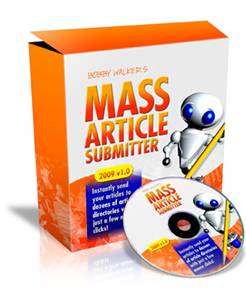 Mass Article Submitter software - article marketing tools